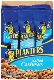 Planters Cashews, Salted, 2 Ounce Pouches (Pack of 12)  Grocery & Gourmet Food