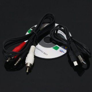 New Portable 3.5mm Earphone Jack Tape to PC Super USB Cassette to  Converter Capture Audio Music Player Computers & Accessories