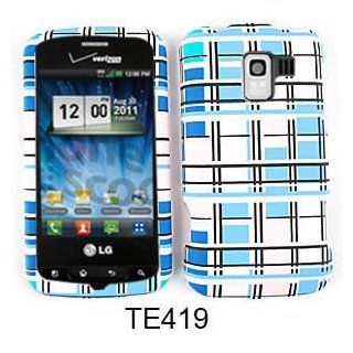 Cell Phone Snap on Case Cover For Lg Enlighten Optimus Slider Vs700    Smooth Finish With Colorful Floral Or Checkered Print Cell Phones & Accessories