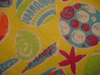 Summer tablecloth 60 " round beach re usable vinyl w/ flannel back beach theme PARTY DECORATIONS  