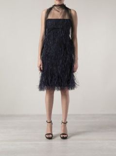 Wes Gordon Feather Dress