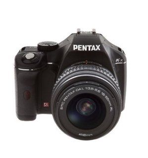 Pentax K x Digital SLR with 2.7 inch LCD and 18 55mm f/3.5 5.6 AL Lens (Black)  Slr Digital Cameras  Camera & Photo