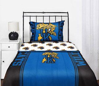 Kentucky Wildcats NCAA Full Comforter & Sheet Set (5 Piece Bedding)   Pillowcase And Sheet Sets