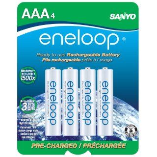 eneloop AAA 1800 cycle, Ni MH Pre Charged Rechargeable Batteries, 4 Pack (discontinued by manufacturer) Electronics