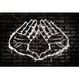 (13x19) Illuminati Hand Sign Graffiti Poster   Prints