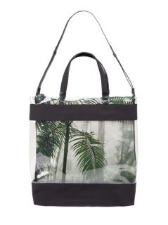 Dries Van Noten Palm Tree Print Tote Bag