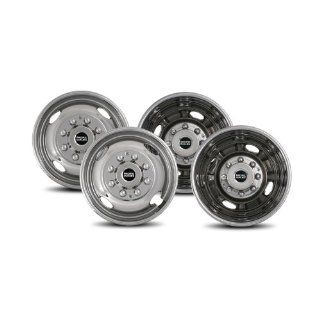 Pacific Dualies 38 1608 Polished 16 Inch 8 Lug  Stainless Steel Wheel Simulator Kit for 1974 2000 Chevy GMC 3500, 1974 1998 Ford F350, 2008 2012 Ford E350/E450 Van, 1974 1999 Dodge Ram 3500 Automotive