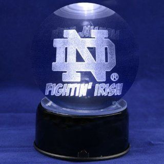 NCAA Notre Dame Fighting Irish Team Logo Laser Globe   Panoramic Frames