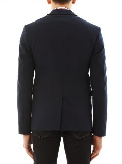 Textured cotton tuxedo jacket  McQ Alexander McQueen  MATCHE