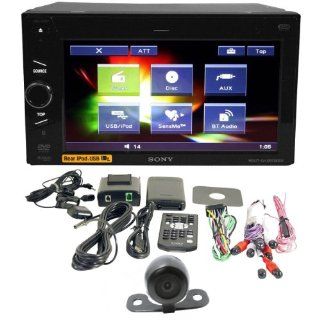 Package Brand New Sony Xnv 660bt 6.1" Multimedia Touchscreen Double Din In dash DVD Receiver with Navigation + Night Vision Back up Camera  In Dash Vehicle Gps Units 