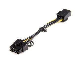 StarTech PCI Express 6 pin to 8 pin Power Adapter Cable (PCIEX68ADAP) Computers & Accessories