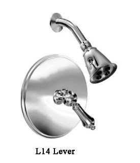 Altmans CH42SL13PC Chelsea 1/2" Pressure Balanced Shower Set With Stops Polished Chrome   Bathtub And Showerhead Faucet Systems  