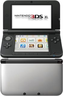 Nintendo 3DS XL Console (Silver and Black)      Games Consoles