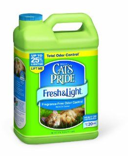 Cat's Pride Fresh and Light Premium Clumping Fragrance Free Scoopable Cat Litter Jug, 15 Pound  Pet Litter 