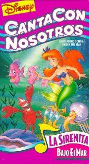 Canta Con Nosotros La Sirenita   Bajo el Mar (Disney's Sing Along Songs The Little Mermaid   Under the Sea) [VHS] Disney Sing Along Movies & TV