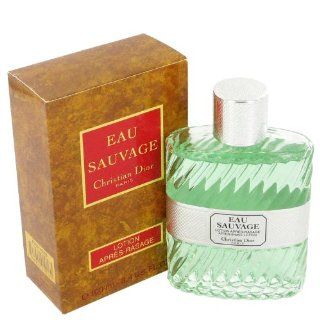 EAU SAUVAGE by Christian Dior After Shave 3.4 oz / 100 ml for Men + BOWLING GREEN by Geoffrey Beene After Shave Lotion (unboxed) 2 oz for Men  Beauty