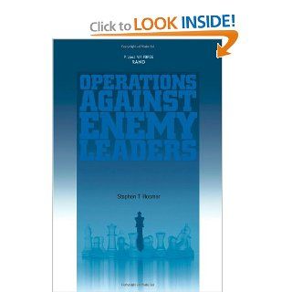 Operations Against Enemy Leaders (9780833030283) Stephen Hosmer Books