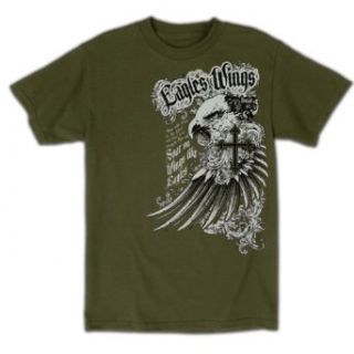 Tru Witness   Eagles Wings Christian T Shirt at  Mens Clothing store