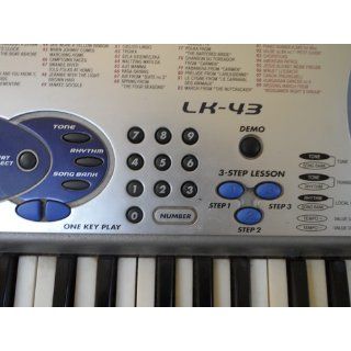 Casio LK 43 Lighted Keyboard Musical Instruments