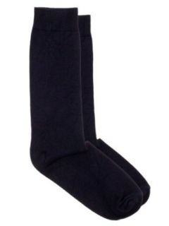 American Apparel Men's Modal Trouser Sock   Almost Black / One Size at  Mens Clothing store Dress Socks