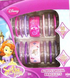 Disney Sofia the First ALMOST ROYAL BRACELETS   15 Piece Set Toys & Games