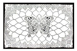 Shop Black & White Butterfly Tapestry  Measures approximately 60" x 90" at the  Home D�cor Store. Find the latest styles with the lowest prices from Sunshine Joy