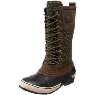 Sorel Women's Sorelli Tall NL1619 Boot,Cargo/Red Rover,11 M US Shoes