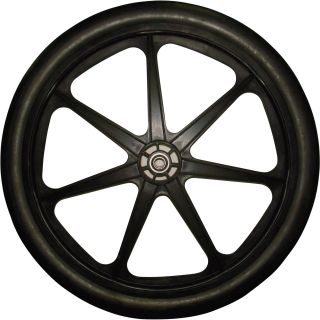 Marathon Tire Flat-Free Garden Cart Tire — 24in. x 2in., Model# 93001  Flat Free Spoked Wheels