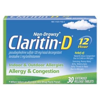 Claritin D 12 Hour Non Drowsy Allergy and Conges