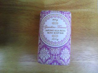 Giardino Toscano Sapone Alla Rosa Rose Soap Bar 10.5 Oz  Bath Soaps  Beauty