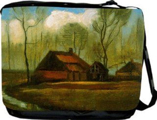 Rikki KnightTM Van Gogh Art Among Trees Messenger Bag     Shoulder Bag   School Bag for School or Work   With Matching coin Purse