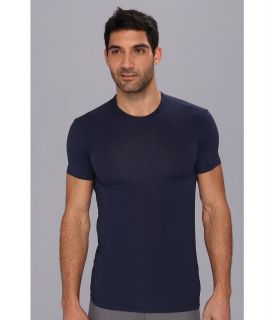Calvin Klein Underwear Body Modal S/S Crew Mens Short Sleeve Pullover (Blue)
