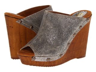 Sbicca Robyn Womens Wedge Shoes (Pewter)