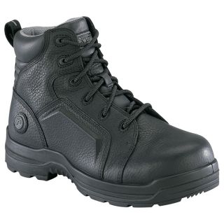 Rockport 6 Inch Waterproof More Energy Composite Toe Boot   Black, Size 6 Wide,