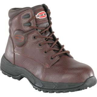 Iron Age 6 Inch Steel Toe EH Sport/Work Boot   Brown, Size 13, Model IA5100