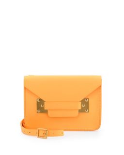 Mini Envelope Crossbody Bag, Tangerine   Sophie Hulme