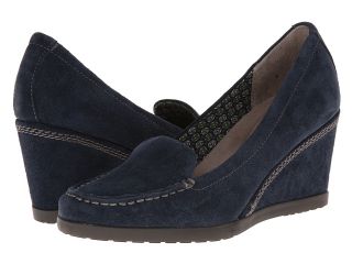 Naturalizer Paisley Womens Wedge Shoes (Navy)