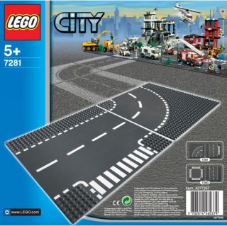 LEGO City T junction and Curve (7281)      Toys