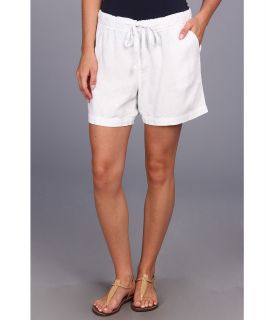 Mod o doc Linen Rayon Drawstring Short Womens Shorts (White)