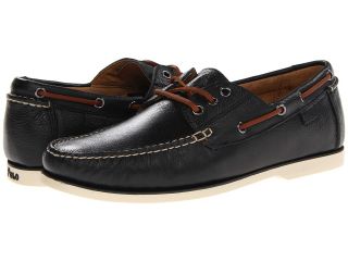 Polo Ralph Lauren Bienne II Mens Lace Up Moc Toe Shoes (Black)