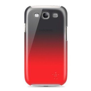 Belkin Shield Fade Case / Cover for Samsung Galaxy S3 / S III (Black / Red) Cell Phones & Accessories