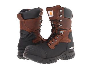 Carhartt CMC1259 10 Pac Safety Toe Boot Mens Work Boots (Brown)
