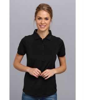 Heather Grey Lolo Polo Womens Short Sleeve Knit (Black)