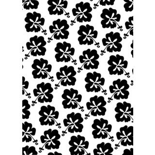 Cgull Hawaiian Floral Embossing Folder