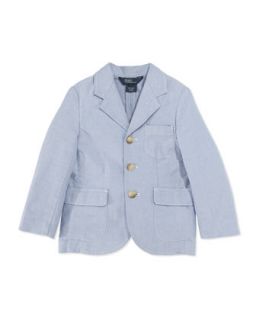 Oxford Sport Coat, Blue, Boys 4 7   Ralph Lauren Childrenswear