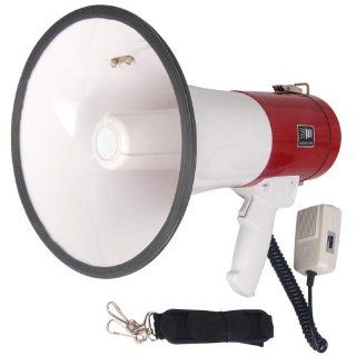 25 Watt Hand Held Megaphone with Sound Coverage of Approximately 700 Meters  Coaches Megaphones  Sports & Outdoors
