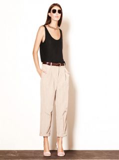Mitch creased cotton blend trousers  Elizabeth and James  MA