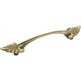 Hickory Hardware 3 in Center to Center Antique Brass Cavalier Bar Cabinet Pull