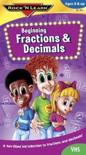Rock 'N LearnBeginning Fractions & Decimals [VHS] Rock 'N Learn, Richard Caudle Movies & TV
