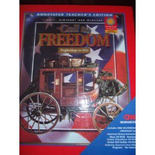 Call to Freedom Beginnings to 1914 Annotated Teacher's Edition Stuckey, Salvucci 9780030544545 Books
